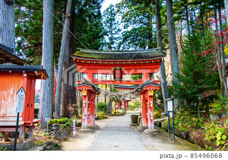 岩手県 平泉 達谷窟 毘沙門堂 西光寺 二の鳥居 岩手県 平泉 達谷窟 毘沙門堂 西光寺 二の鳥居 85496068