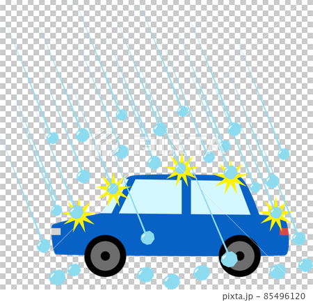 車の雹害 85496120
