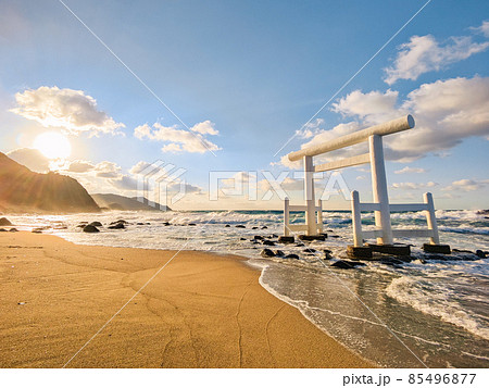 糸島・二見ヶ浦（夕景） 85496877