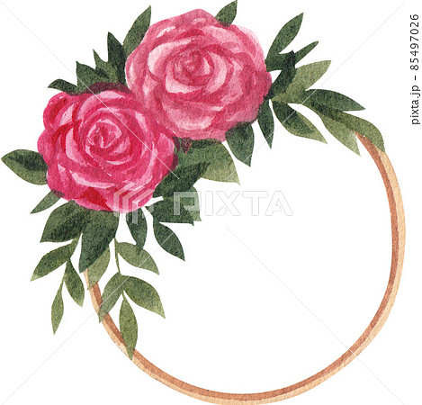 Pink flower bouquet watercolor clipart png 85497026