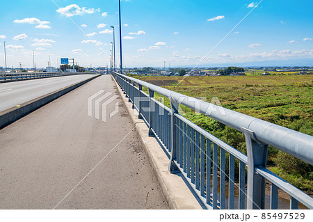 利根川 昭和橋からの眺め 道の駅羽生付近 秋の風景 利根川 昭和橋からの眺め 道の駅羽生付近 秋の風景 85497529