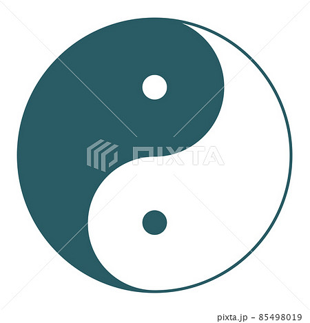 陰陽シンボル　マーク 85498019