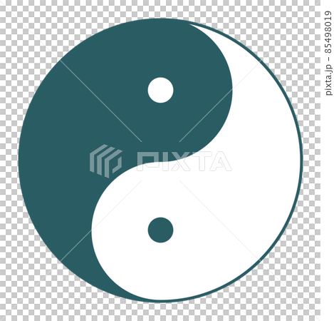 陰陽シンボル　マーク 85498019