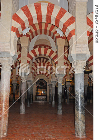 スペイン コルドバ 世界遺産 メスキータ 礼拝の間の円柱の森 スペイン コルドバ 世界遺産 メスキータ 礼拝の間の円柱の森 85498123