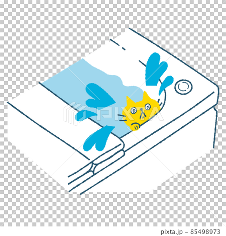 風呂に落ちて溺れる猫 85498973