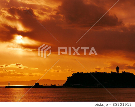 江の島・夕景 江の島・夕景 85501915