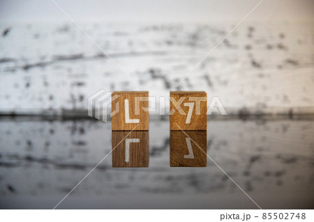 ビジネスイメージ（IT用語編）ブロック文字L7 85502748