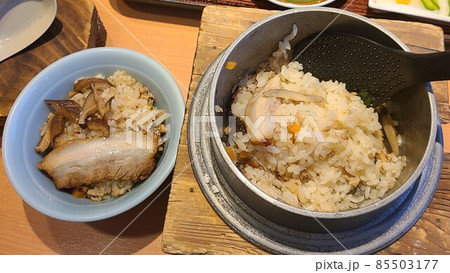 鹿児島黒豚の釜めし　黒千代香の出汁で2度おいしい 85503177