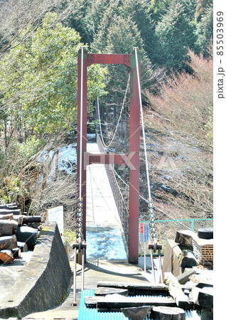 冬の野原吊橋 冬の野原吊橋 85503969