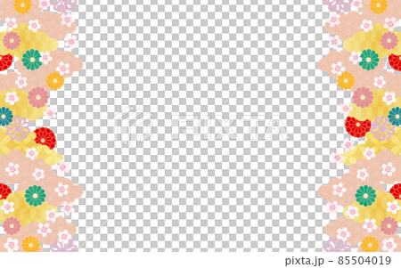 背景素材-和柄桜2022-1 背景素材-和柄桜2022-1 85504019