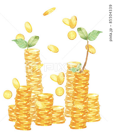 貯まるお金のイメージイラスト 85504339