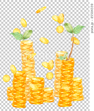 貯まるお金のイメージイラスト 85504339