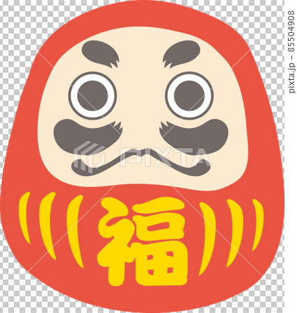 一月圖像插圖_達摩 85504908