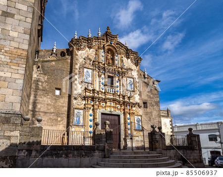 Church of San Bartolome at Jerez de los Caballeros, Badajoz, Spain. Church of San Bartolome at Jerez de los Caballeros, Badajoz, Spain. 85506937