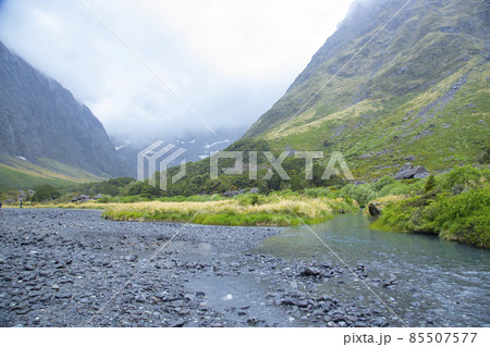 ニュージーランド南島 ガートゥルードバレー 展望スポット ニュージーランド南島 ガートゥルードバレー 展望スポット 85507577