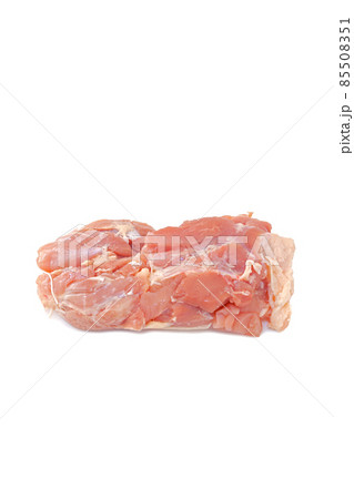 未調理の若鶏もも肉ブロック【チラシ用素材】 85508351