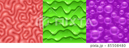 Seamless textures for game brain, slime or bubbles 85508480