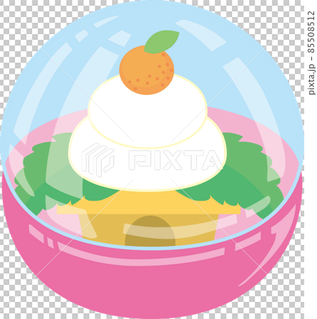 Kagami mochi in Gachapon capsule 85508512