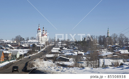 View of the city Totma, Vologda region 85508938