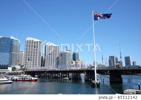 世界で最も美しく魅力的なオーストラリアの港街都市シドニーを代表するお洒落な観光地、ダーリングハーバー 85512142
