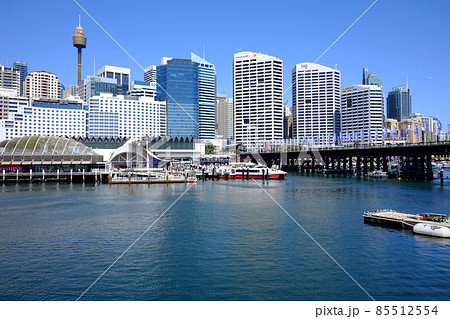 世界で最も美しく魅力的なオーストラリアの港街都市シドニーを代表するお洒落な観光地、ダーリングハーバー 85512554