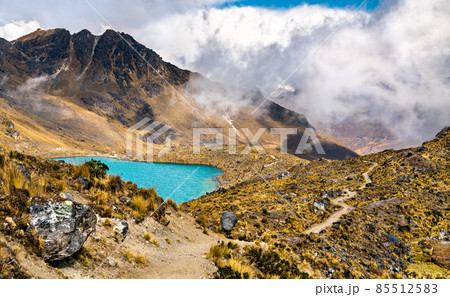 Lake at the Huaytapallana mountain range in Huancayo, Peru Lake at the Huaytapallana mountain range in Huancayo, Peru 85512583