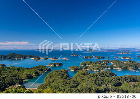 《長崎県》九十九島・佐世保湾に浮かぶ島々 《長崎県》九十九島・佐世保湾に浮かぶ島々 85513700