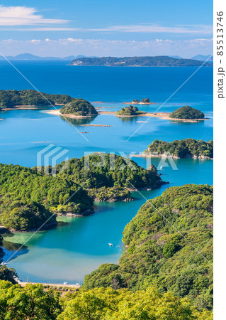 《長崎県》九十九島・佐世保湾に浮かぶ島々 《長崎県》九十九島・佐世保湾に浮かぶ島々 85513746