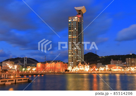 【福岡県】門司港レトロハイマートの夜景(門司港レトロ浪漫灯彩) 【福岡県】門司港レトロハイマートの夜景(門司港レトロ浪漫灯彩) 85514206