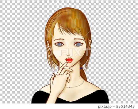 Woman in black sweateater Woman in black sweateater 85514343