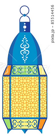 Eastern lamp. Classic arabic decoration for traditional holiday 85514456
