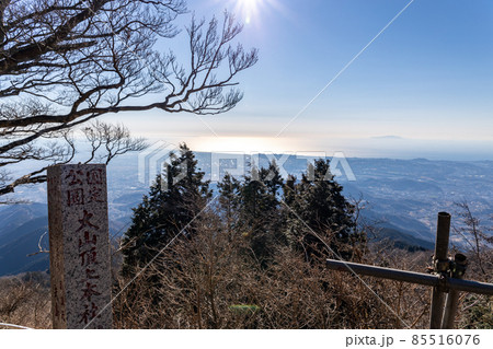 大山山頂からの眺め 大山山頂からの眺め 85516076