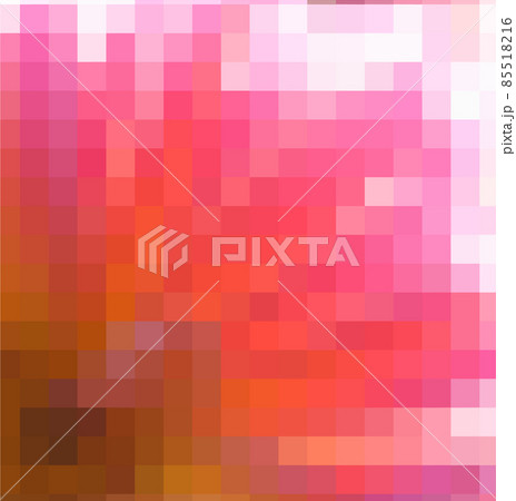The background is a mosaic of pink flowers. Vector illustration 85518216
