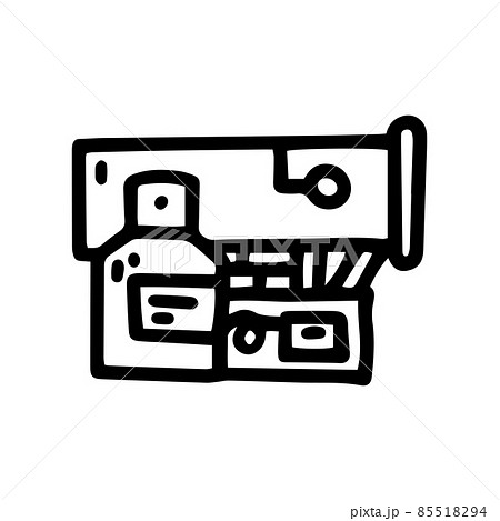 gas heat cannon line vector doodle simple icon gas heat cannon line vector doodle simple icon 85518294