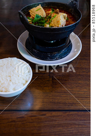 Steamed spicy hot stinky tofu Steamed spicy hot stinky tofu 85518968