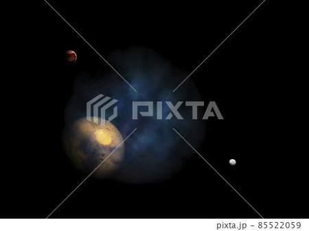 Far-out planets in a space. Far-out planets in a space. 85522059