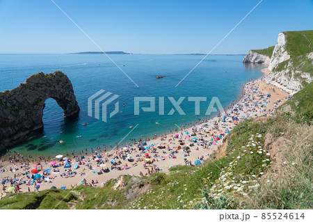 イギリス ドーセット 世界遺産ダードルドアビーチ イギリス ドーセット 世界遺産ダードルドアビーチ 85524614
