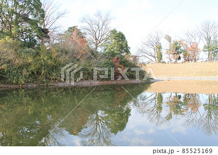 大阪高槻の今城塚古墳の冬風景 大阪高槻の今城塚古墳の冬風景 85525169