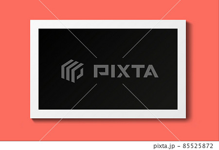 Realistic old photo frame. Realistic old photo frame. 85525872