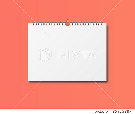 Blank design calendar template. 85525887