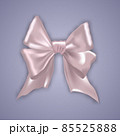 Realistic bow and ribbon. 85525888