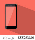 Smart phone with blank screen. 85525889