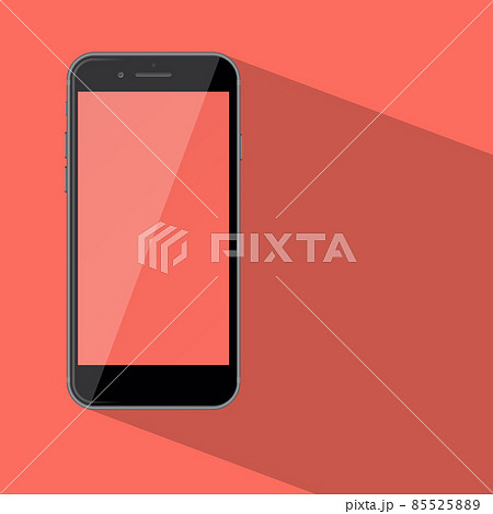 Smart phone with blank screen. Smart phone with blank screen. 85525889