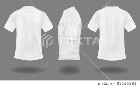 Set of white t-shirts . Set of white t-shirts . 85525893