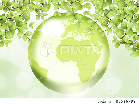 緑の木々と地球 85526798