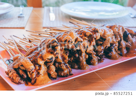 バリ料理　サテ 85527251