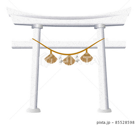 白川八幡神社　鳥居 85528598