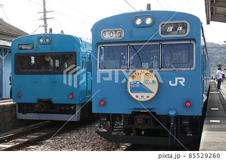 紀勢線を行く阪和線103系団体と113系電車 紀勢線を行く阪和線103系団体と113系電車 85529260