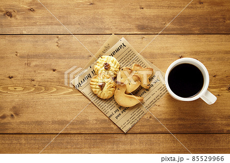 手作りクッキーとコーヒー 手作りクッキーとコーヒー 85529966