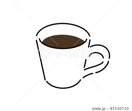 マグカップに入っているホットコーヒー 85530710
